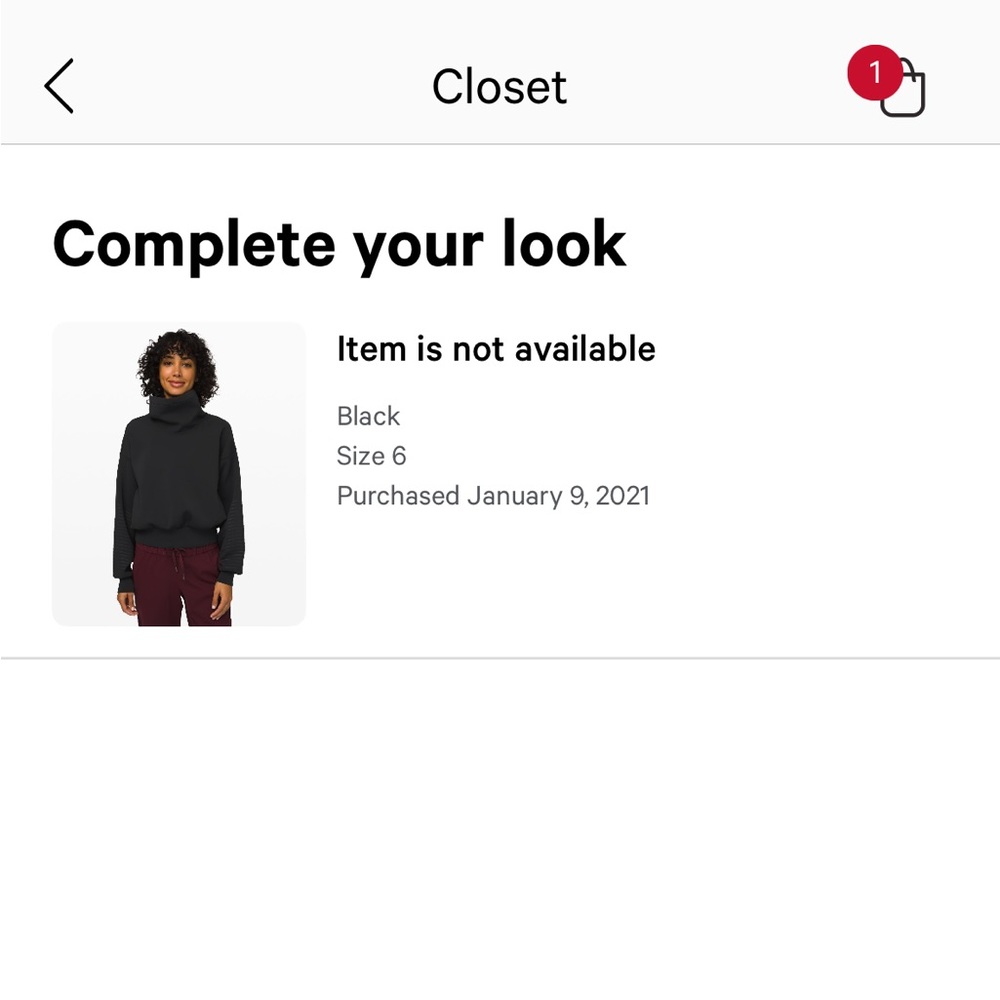 Lululemon Turtle Neck - Picture 3 of 3